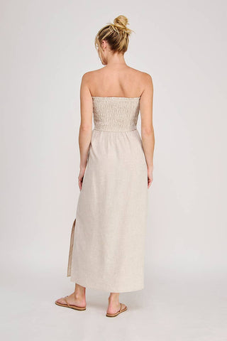 The Driftwood Linen Maxi