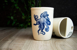 Handmade Octopus Travel Mug
