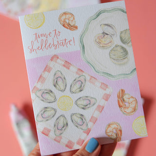 "Time to Shellebrate" Card
