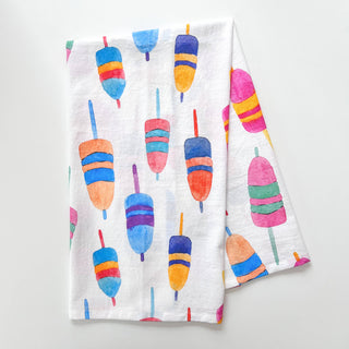 Colorful Buoys Kitchen Towel