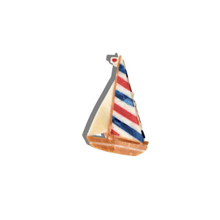 Sailboat Claw Hair Clip