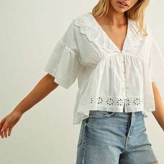 The Daisy Eyelet Blouse