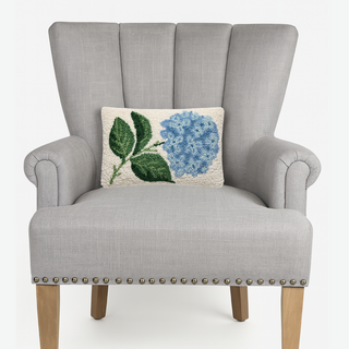Hydrangea Wool Hook Pillow