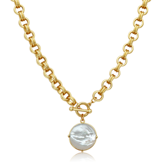 Mother of Pearl Pendant Necklace