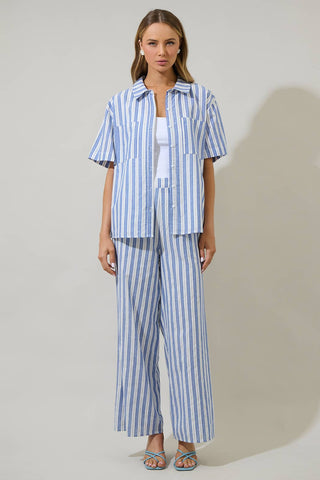 The Seaside Cotton Wide Leg Pants