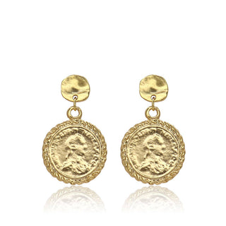 Coin Drop Earrings