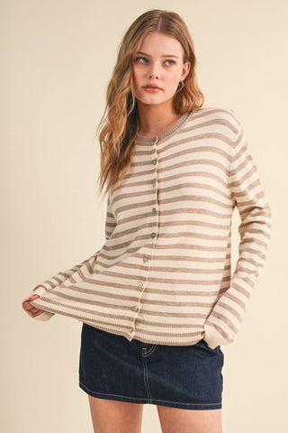 The East Coast Striped Cardigan