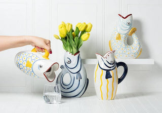 Blue Scale Fish Pitcher