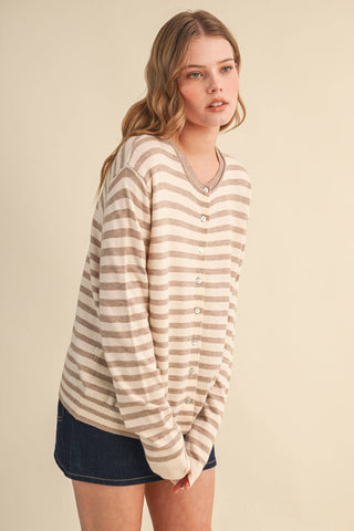 The East Coast Striped Cardigan