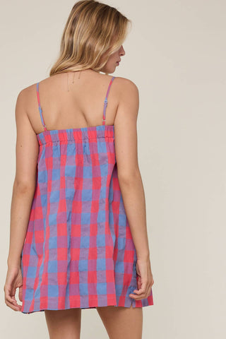 The Plaid Cami Mini Dress