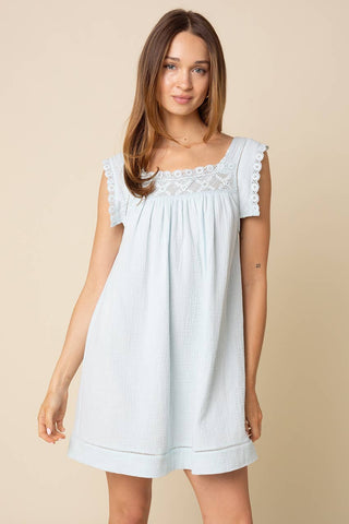 Daphne Square-Neck Dress