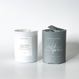 Sage Wood & Sea Salt Candle