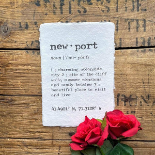 Newport Vintage Definition Print