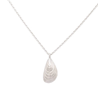 Mini Mussel Shell Charm Necklace