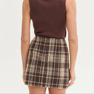 Elise Plaid Mini Skirt