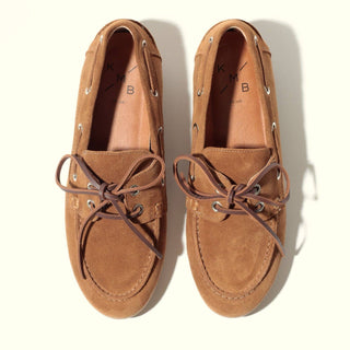 The Brenton Suede Leather Boat Shoe