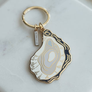 Oyster Enamel Keychain