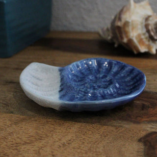 Nautilus Shell Ceramic Trinket Plate
