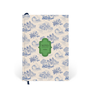 Papier Lined Blue & White Notebook