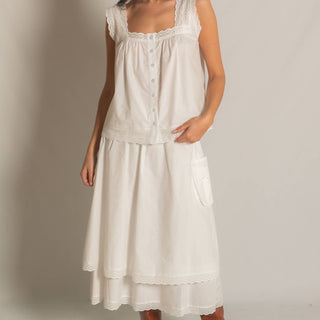 Nantucket Eyelet Ruffle Skirt