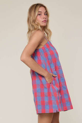 The Plaid Cami Mini Dress