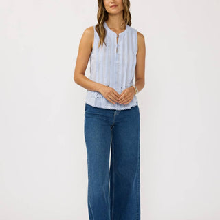 The Summer Breeze Embroidered Tank