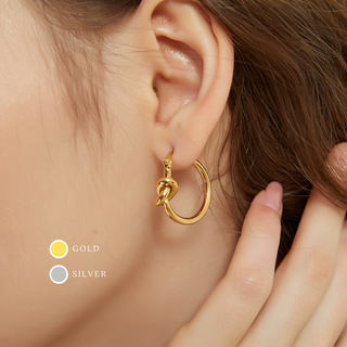 Sailor Knot Hoops