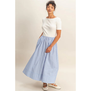 The Marina Stripe Midi Dress