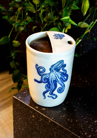 Handmade Octopus Travel Mug