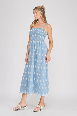 Coastal Bloom Maxi Dress