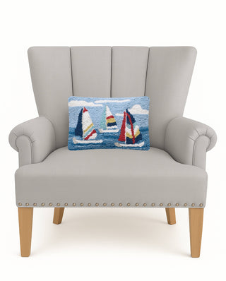 Regatta Sails Hook Pillow