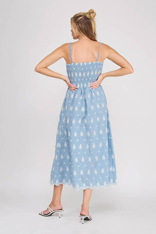 Coastal Bloom Maxi Dress