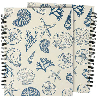 Seashells Spiral Notebook
