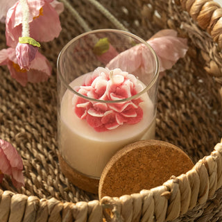 Vanilla Strawberry Hydrangea Soy Blend Candle