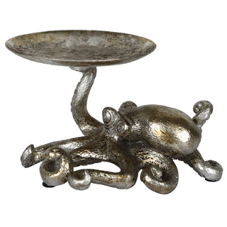 Silver Baby Octopus Candle Holder