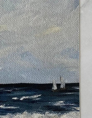 Sailboat Drifting Art Print