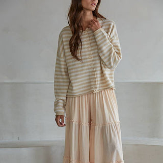 The Newport Striped Cardigan