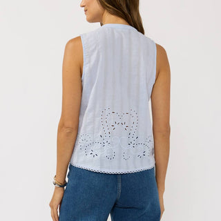 The Summer Breeze Embroidered Tank
