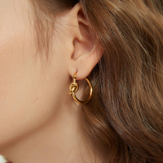 Sailor Knot Hoops