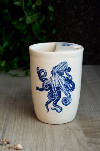 Handmade Octopus Travel Mug