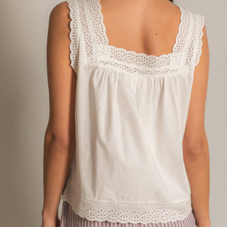 Nantucket Eyelet Cotton Top