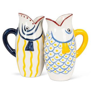 Blue Scale Fish Pitcher