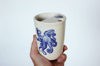 Handmade Octopus Travel Mug