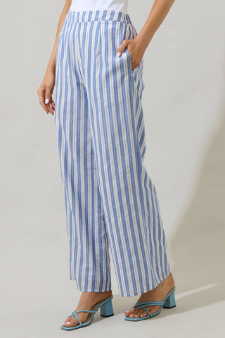 The Seaside Cotton Wide Leg Pants