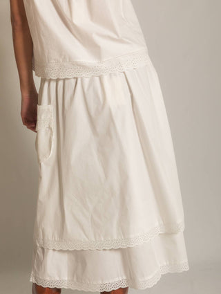 Nantucket Eyelet Ruffle Skirt