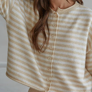 The Newport Striped Cardigan