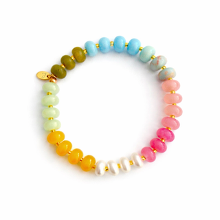 Colorful Beaded Stretch Bracelet