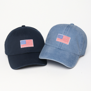 American Flag Embroidery Baseball Cap
