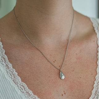 Mini Mussel Shell Charm Necklace