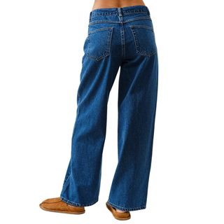 Drawstring Straight Jeans
